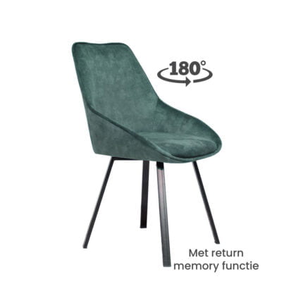 Dining room chair Don Fabric Adore Niagra 158 Front view Slanted 180.jpg