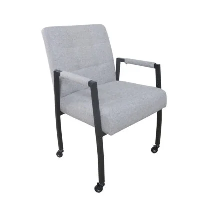 Dining room chair Acerio Wheel Front view Angled