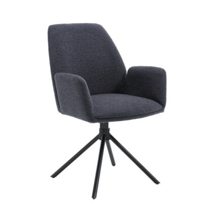 Esszimmerstuhl Joly - Stoff Alpine Indigo 90