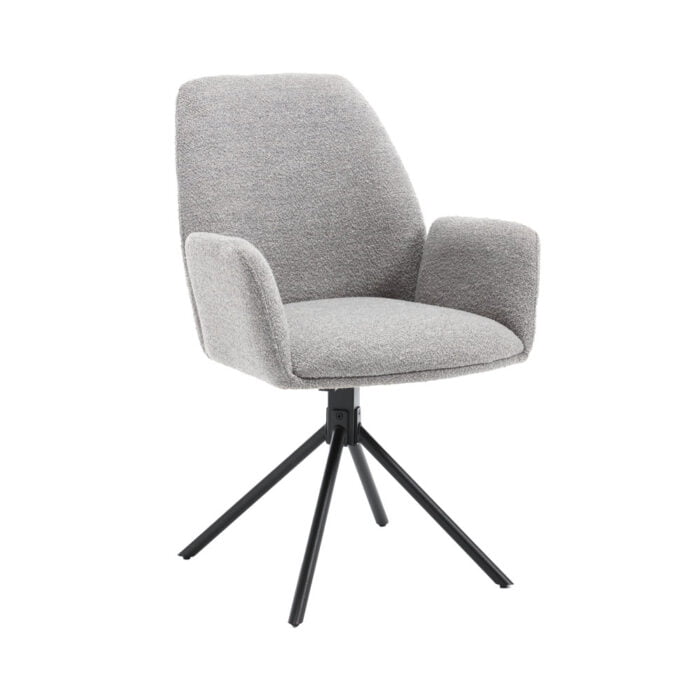 Dining room chair Joly - Fabric Alpine Steel 149