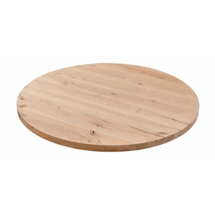 Dining table top Oak Round Rustic