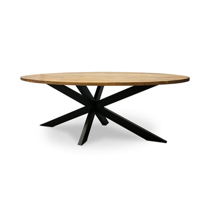 Dining table Mango - Oval Blank with spider leg