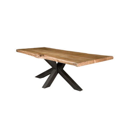 Tree Trunk Table Acacia with Spider Leg Large