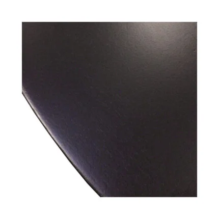 Ovale Esstischplatte aus Eiche schwarz
