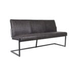 Dining room sofa Cortes without armrest Eco leather Yacht Espresso
