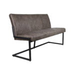 Dining room sofa Cortes without armrest Eco leather Yacht Liver