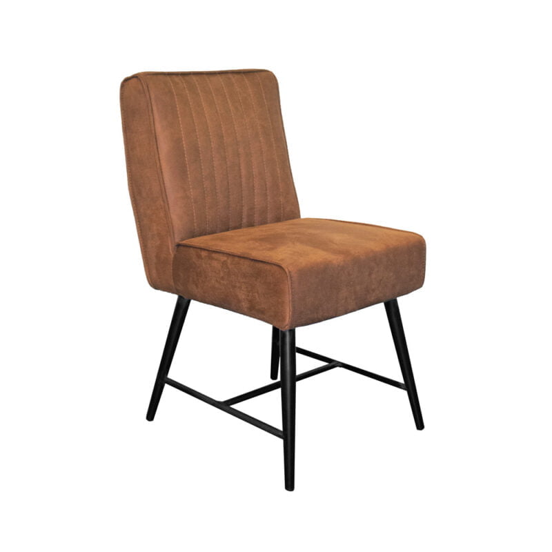 Dining room chair Varese without armrests Front view Oblique