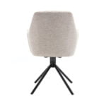 Dining room chair Joly - Fabric Alpine Natural 01 Rear view