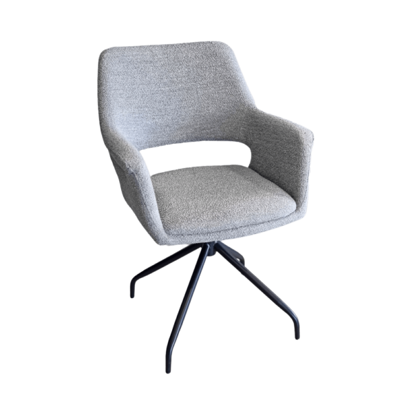 Dining room chair Madore Fabric Alpine 149 Gray