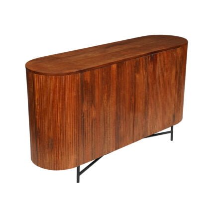 Mango Wood Sideboard 145 cm Brown (1)