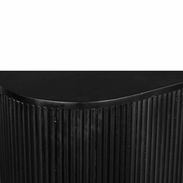 Mango Wood Sideboard 145 cm Details Black