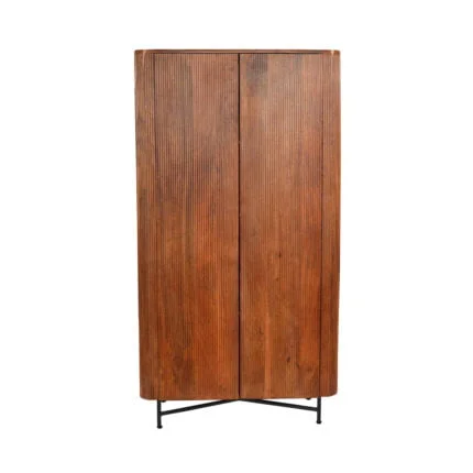 Mango Wood Storage Cabinet 96 cm Brown (1)