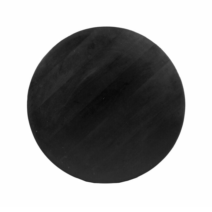 Mango Wood Round Coffee Table Black (4)