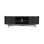 Mangohouten Tv meubel 150 cm Zwart (2)