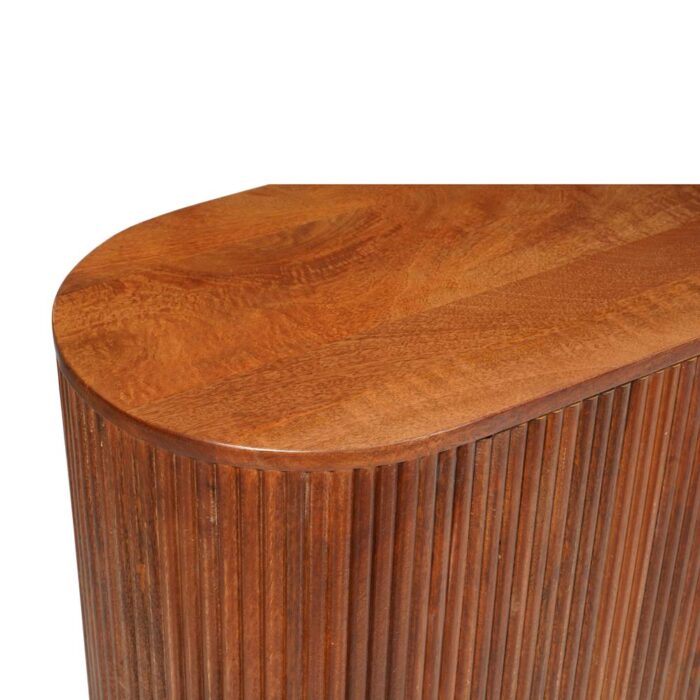 Mango wood TV furniture Details Brown (2)