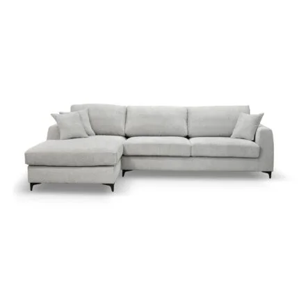 Lounge sofa Cono 3 seater with Fabric Abriamo 02 Front view Left