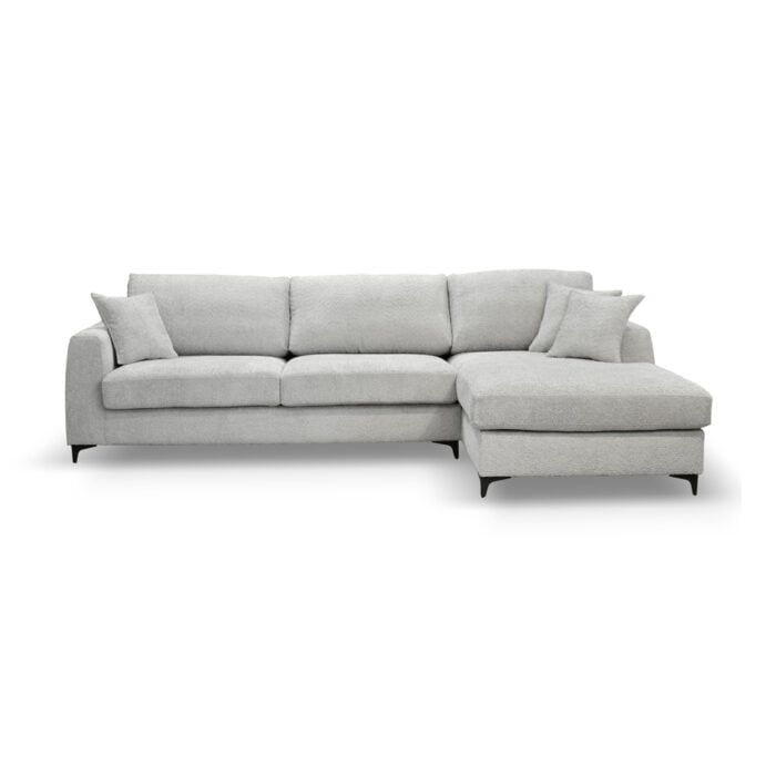 Lounge sofa Cono 3 seater with Fabric Abriamo 02 Front view Right