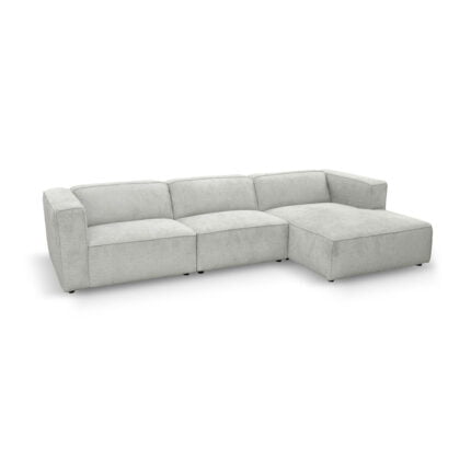 Loungesofa Lev 3-Sitzer mit Stoff Abriamo 02 Vorderansicht rechts